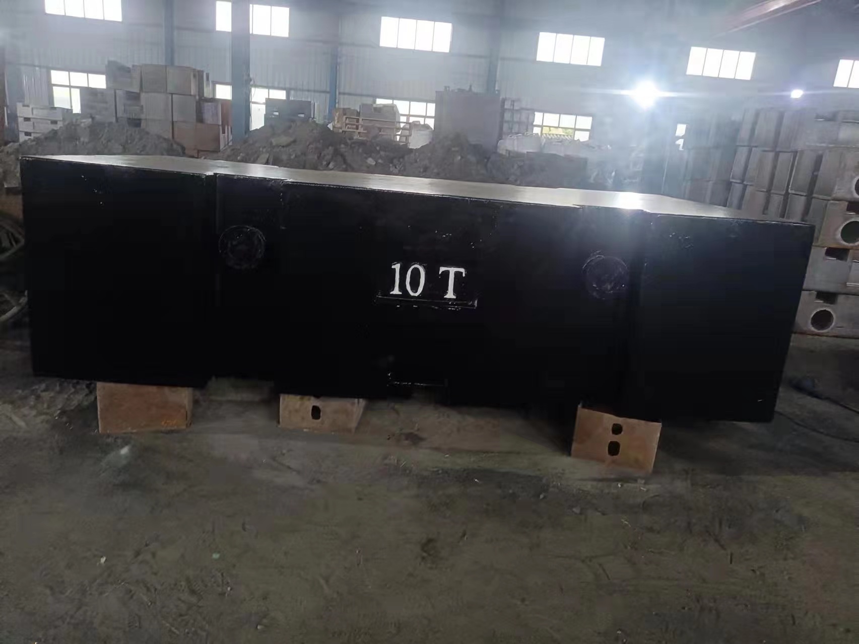 5吨配重砝码检测起重机的流程说明